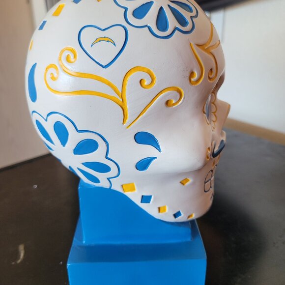 San Diego Chargers sugar skull - Picture 3 of 6